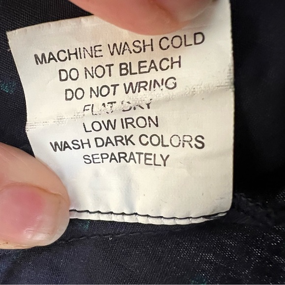 ESHAKTI SWING DRESS SIZE 6 NAVY WITH GREEN POLKA DOTS 100% COTTON - Picture 10 of 10